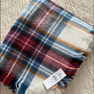 Beautiful plaid shawl